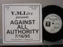 AGAINST ALL AUTHORITY / V.M.LIVE