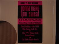 FREEDOM WILIAMS / GONNA MAKE YOU SWEAT (EVERYBODY 